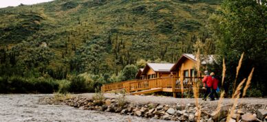 Riverside accomodations in Denali Park.