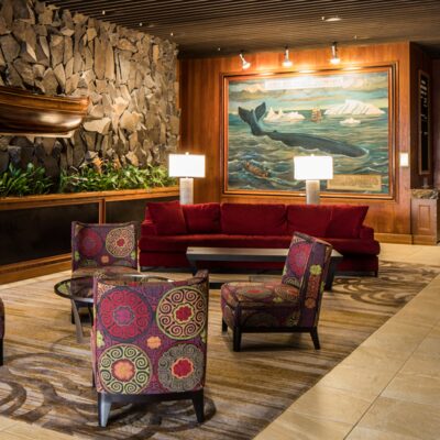 Find Alaskan history, impeccable service, and a restful stay at this high-end Anchorage hotel. Find Alaskan history, impeccable service, and a restful stay at this high-end Anchorage hotel.