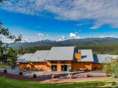 Lobby at the Denali Bluffs.