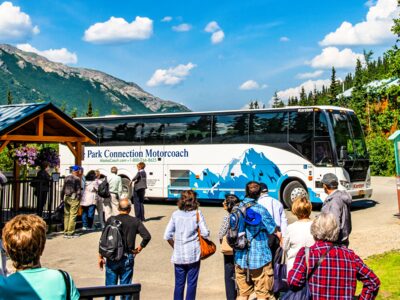 Travel south from Denali National Park to Anchorage aboard the comfortable Park Connection Motorcoach. Travel south from Denali National Park to Anchorage aboard the comfortable Park Connection Motorcoach.