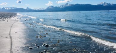 Alaska's version of beach weather in Homer.