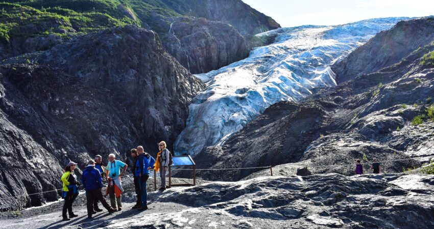 Glacier Overlook Trail in Kenai Fjords National Park.