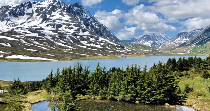 Lost Lake above Seward, one of Alaska's classic through hikes.