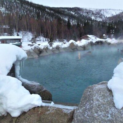 Soak in the all natural Chena Hot Springs.