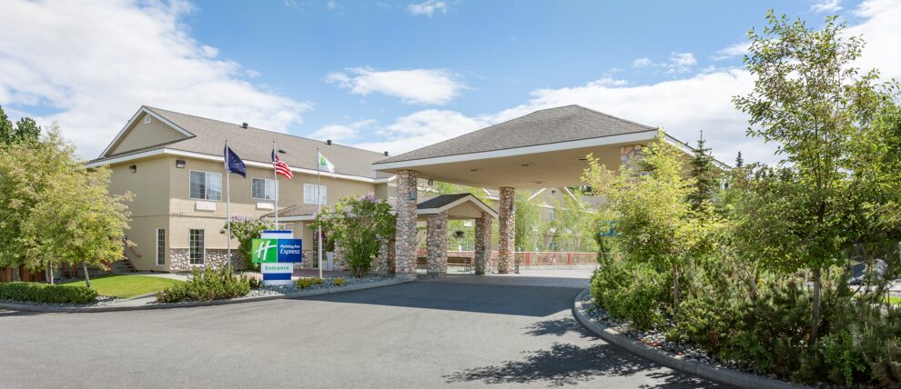 Anchorage's Holiday Inn Express. Anchorage's Holiday Inn Express.
