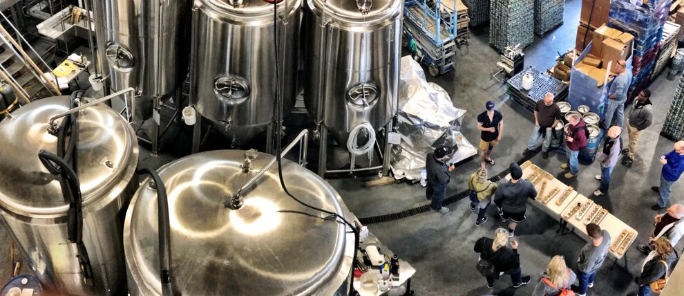 Backstage access at a brewery in Anchorage. Backstage access at a brewery in Anchorage.