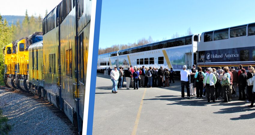 Dome train options in Alaska.