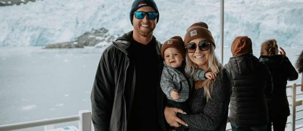 Travel & Tenacity on a Seward day cruise.