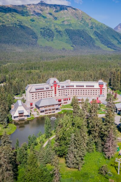 Summertime at the Alyeska Resort.
