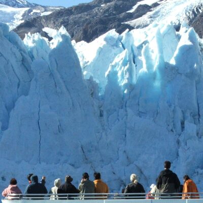 Glacier side views on a 26 Glacier Cruise.