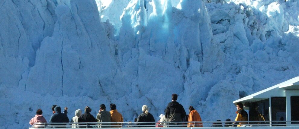 Glacier side views on a 26 Glacier Cruise.