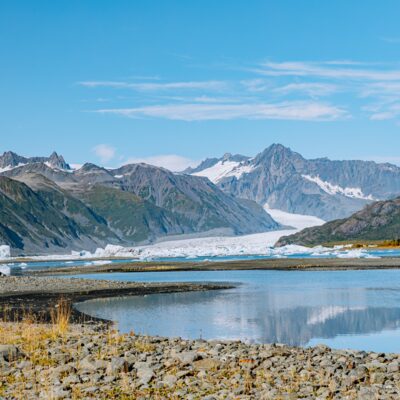 Bear Glacier on a gorgeous day.