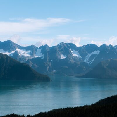 Seward area views on a flightseeing tour.