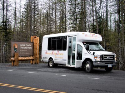 Visiting Kenai Fjords National Park on a Seward City Tour. Visiting Kenai Fjords National Park on a Seward City Tour.