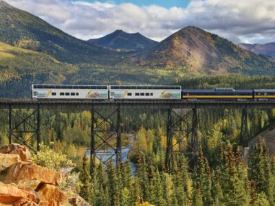 Wilderness Express deluxe dome cars.
