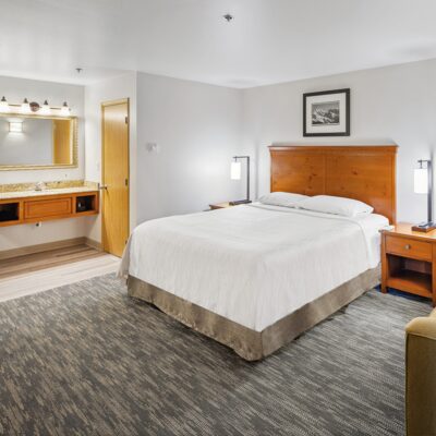 King room at the Hotel Edgewater.