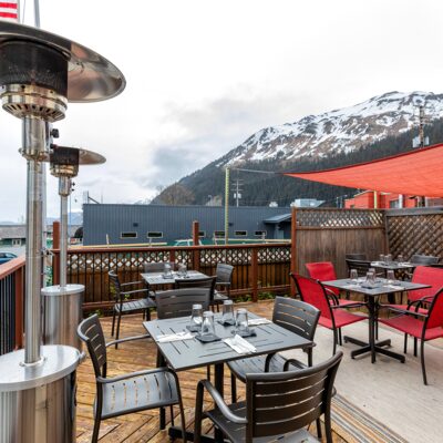 5th Avenue Bistro deck at the Hotel Seward.