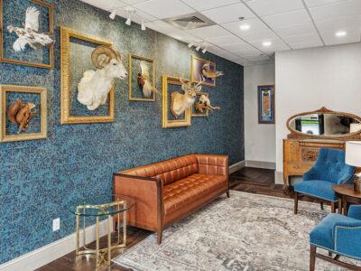 Hotel Seward's eclectic decor.