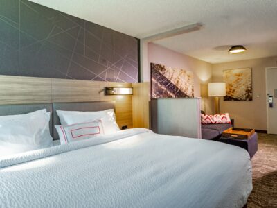 King suite at the Springhill in Anchorage. King suite at the Springhill in Anchorage.