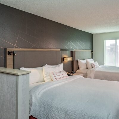 Double queen suite at the Springhill Anchorage. Double queen suite at the Springhill Anchorage.