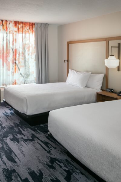 Double queen room at the Fairfield.