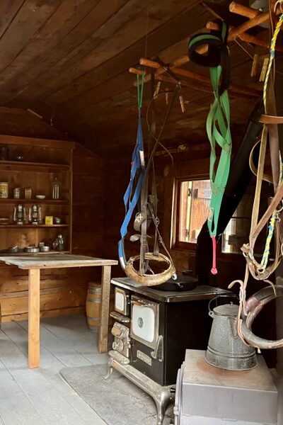 Closer look at a ranger cabin on the Denali Natural History Tour. Closer look at a ranger cabin on the Denali Natural History Tour.