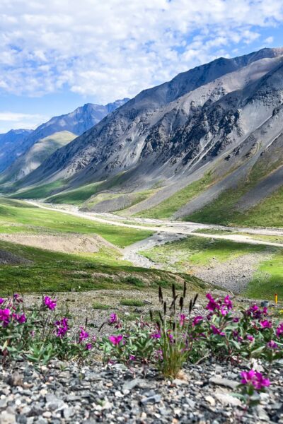Beautiful Brooks Range near Gates of the Arctic National Park. Beautiful Brooks Range near Gates of the Arctic National Park.