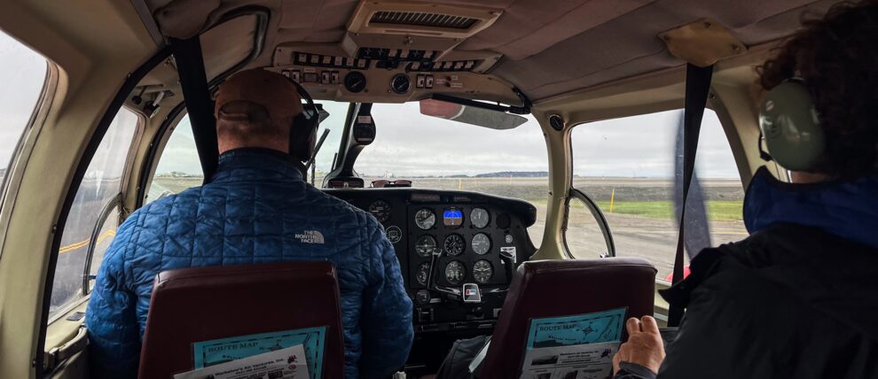 Prudhoe Bay plane ride.